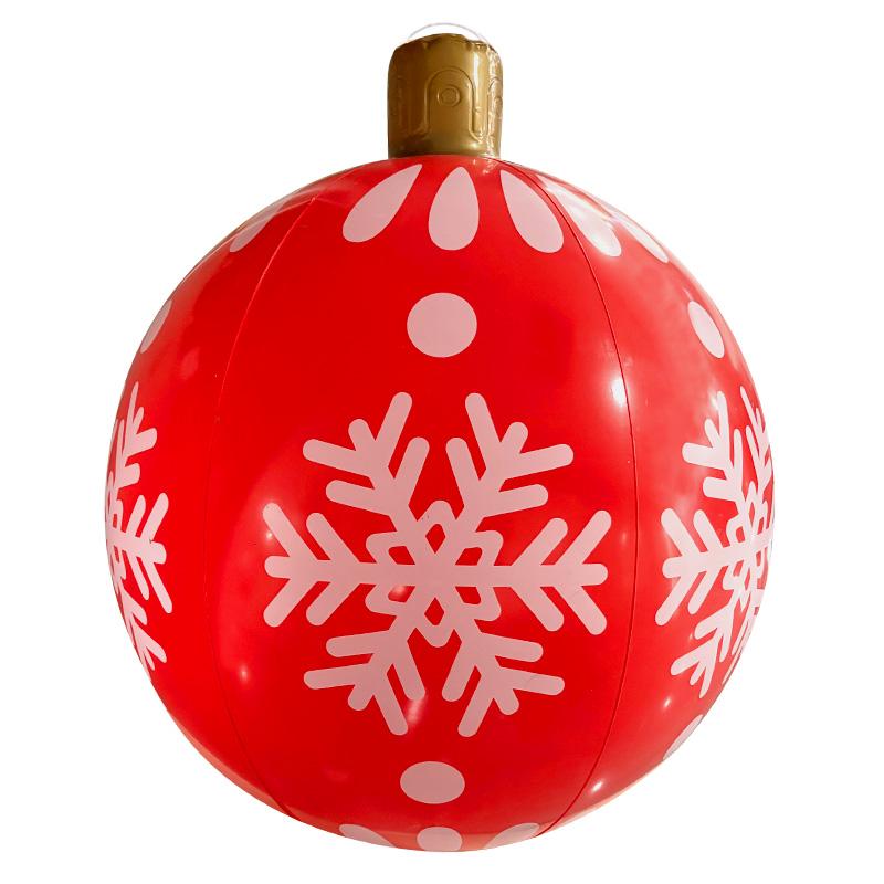 

2026 Pvc Christmas Decoration Balls Outdoor Outdoor Hanging Tree Lantern Balls, Indoor Shopping Mall Bar Decorations червоний