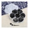 760 Pieces Stuffed Animal Eyes Black Eyes Animal Doll Toy Eye Eyes Teddy Bear Doll Making Plastic Adhesive Type Handicraft Parts DIY 3mm 4mm 5mm 6mm