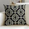 Cute Cartoon Texture Cushion Cover Soft  EasyWash Pillow Case  Versatile for Couch Bed Travel and Office