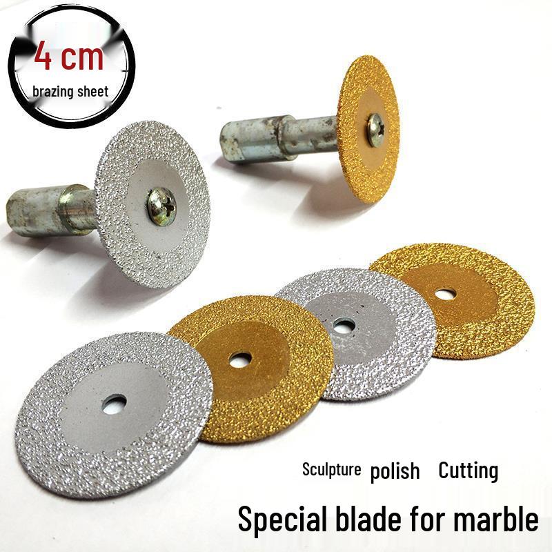 4cm Brazed Diamond Angle Grinder Disc for Engraving and Cutting Marble and Ceramic Tiles