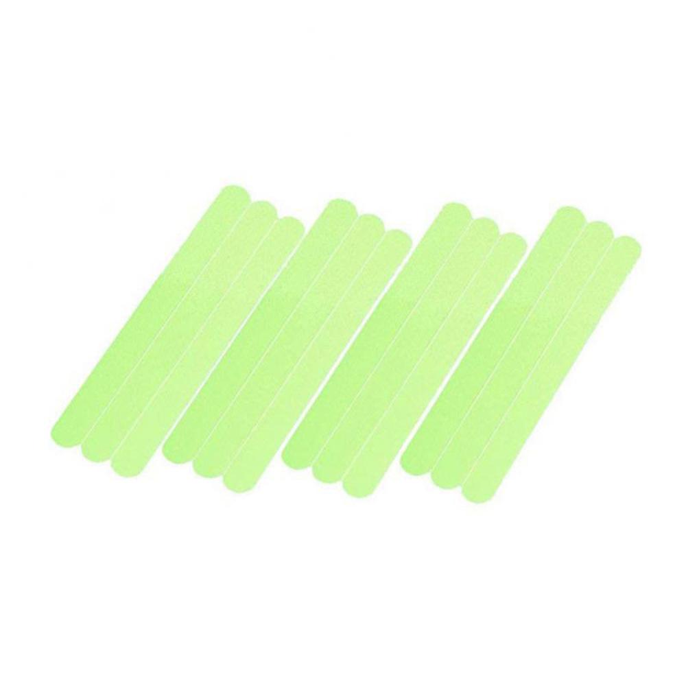 New 12pcs Noctilucent Non-Slip Shower Strip Paste Transparent Bathtub Mat Step Anti-Fall High-Strength Sticky Safety Tape Pad