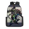 Teenage Mutant Ninja Turtles Children'S School Bag Elementary School Student Cartoon Breathable Backpack Cute Burden Reduction Cool Anime Backpack
