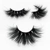 25MM False Eyelashes Dramatic Volume 3D Mink Lashes Long Thick Soft Reusable 1 Pair Faux Lashes Natural Look