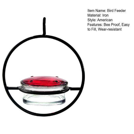 Wunderschöner Hängender Kolibri-Futterspender Ameisen- und Bienensicher Einfach zu Befüllen Verschleißfest Outdoor