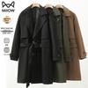 Men's Mid-Length Lapel Trench Coat