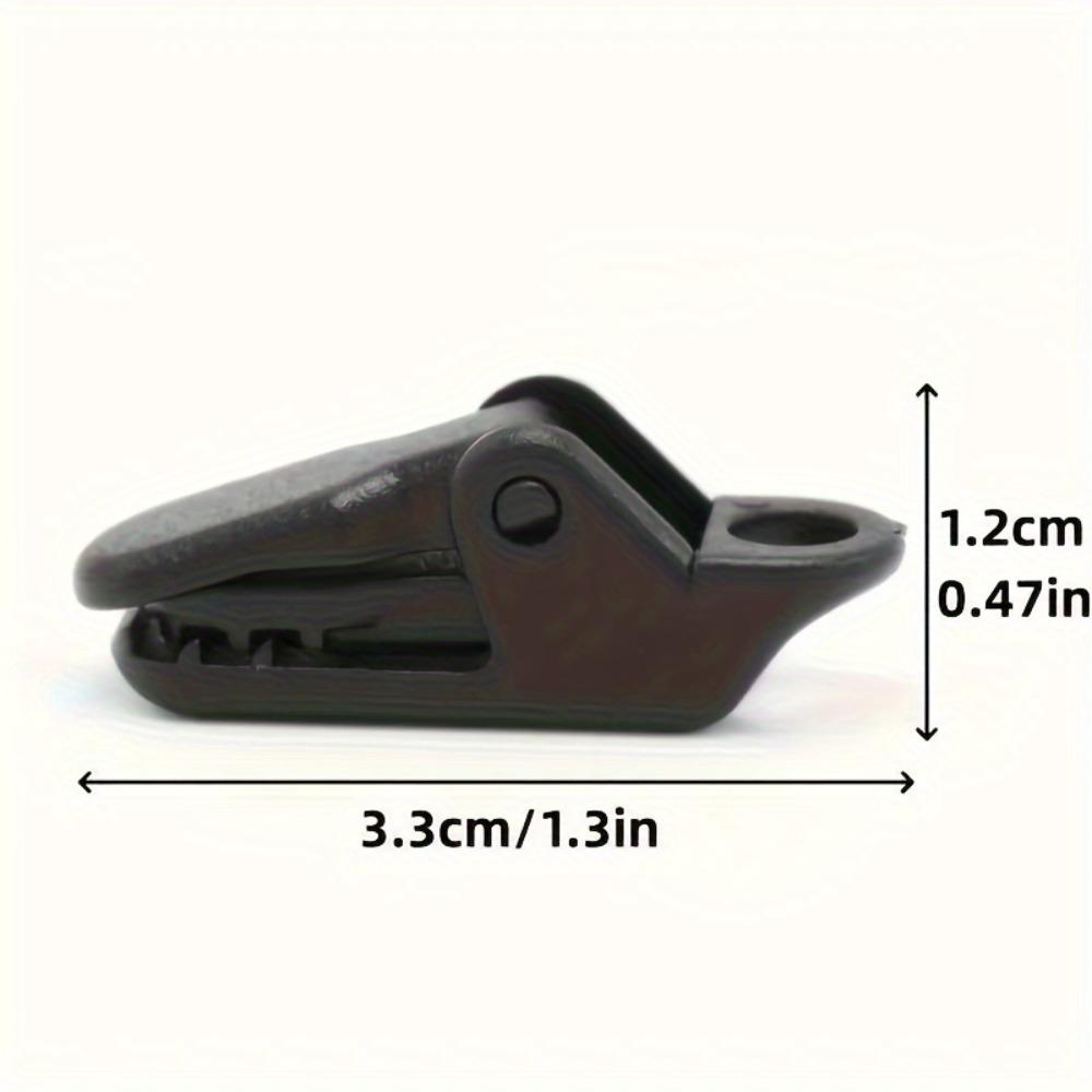 10/20pcs Windproof Tent Canopy Clip Set, Durable PC Material, Camping Tent Tarp Clamp Gripper for Securing Tarps and Shelters