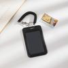 Y2k Black Photocard Holder Keychain Kpop Idol Photo Protector Sleeve Student Id Card Storage Case Student Stationery Supplies