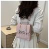 Butterfly Knot Faux Leather Mini Backpack for Women Trendy Small Shoulder Crossbody Purse CLE