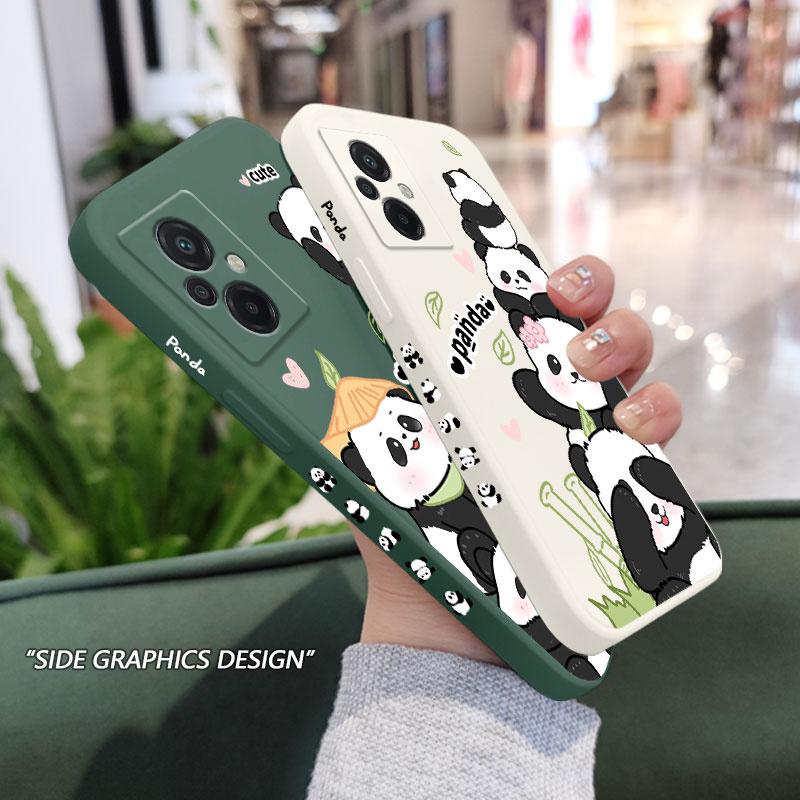 Panda House Phone Case For Xiaomi Poco F7 X7 X6 M5 M5S F5 X5 F4 X4 M4 F3 M3 X3 F2 Pro X2 4G 5G GT NFC Silicone Cover