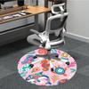 1pc Oceanic Marine Office Round Rug, Non-slip, Soft and Durable Office Rug for Interior Decoration, Perfect for Office, Beautiful Decoration yy2603230