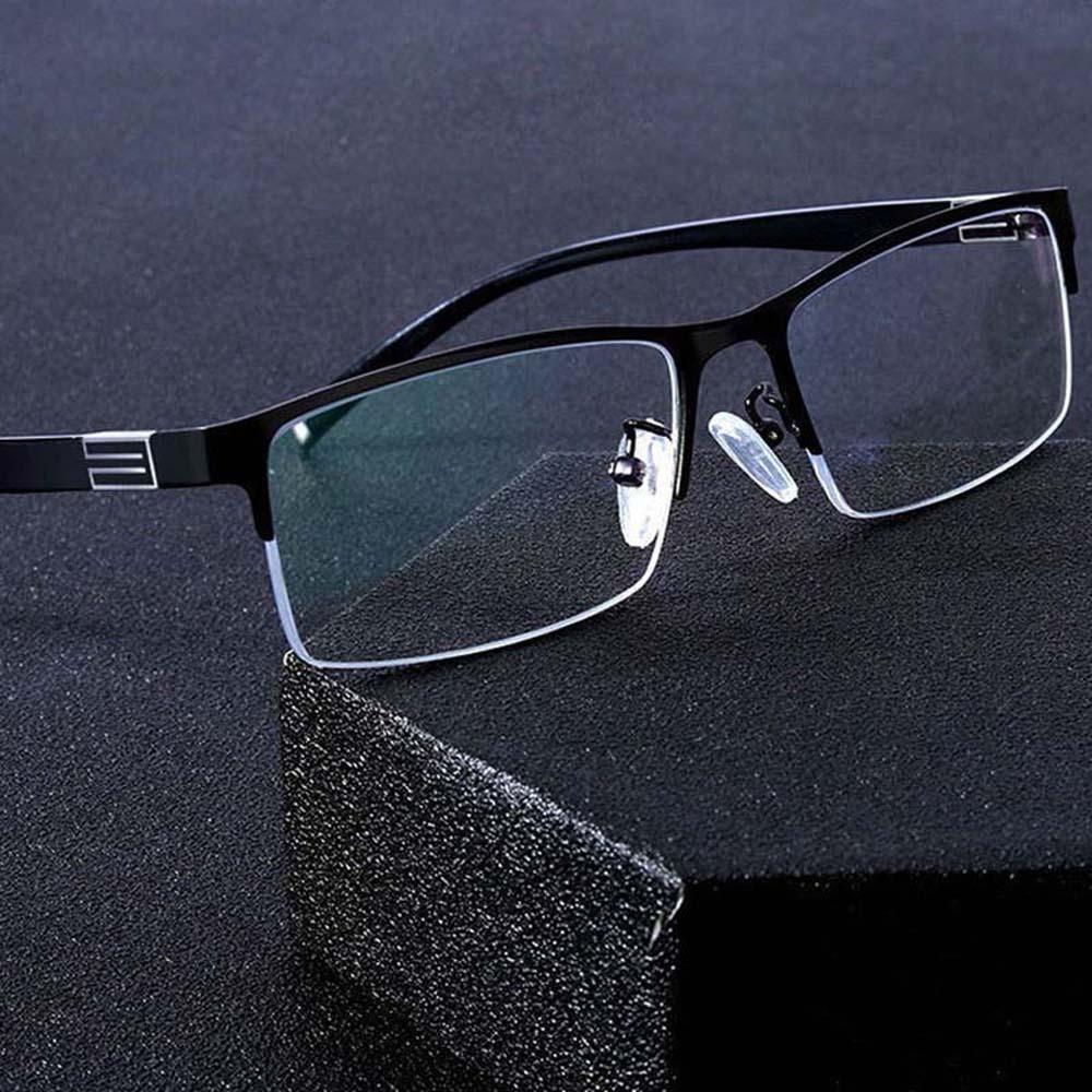 Transparent Anti Blu-ray Glasses PC Men Reading Eyewear Half-frame Business Myopia Glasses Women
