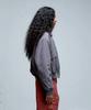 Erer Washed Bomber Jacket Purple