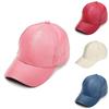 Timeless Design Unisex Women Soft Faux Leather Baseball Cap For Everyday Fashion