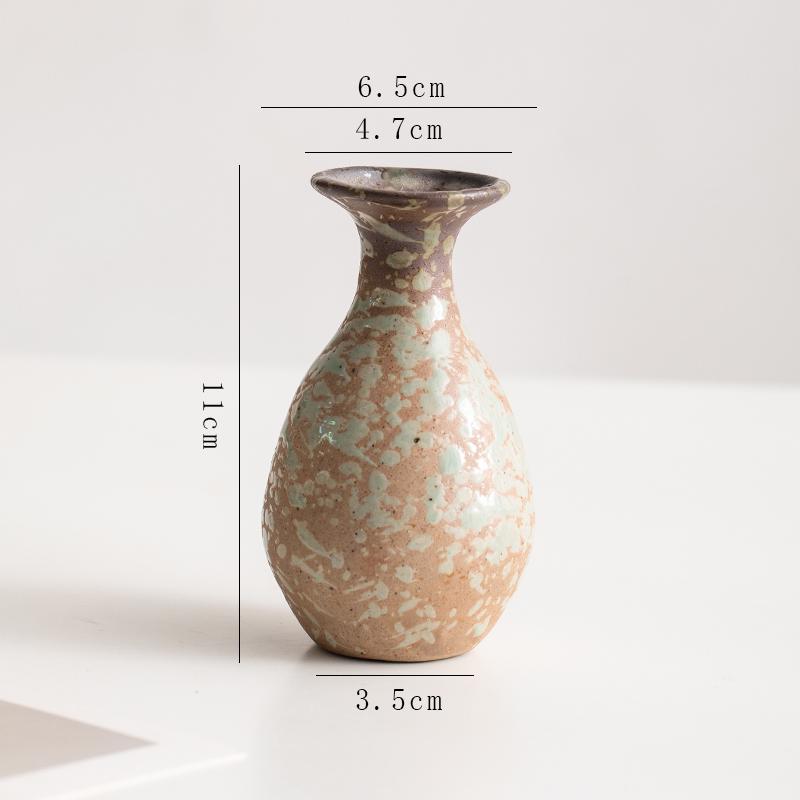 Retro Ceramic Vase for Dry Flowers & Green Plants - Living Room & Study Decor