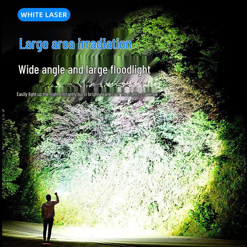 In-Stock High-Intensity Energy-Saving LED Flashlight: Portable Aluminum Alloy, Ideal for Camping, Emergency, and Self-Defense; Uses 2 AA Batteries