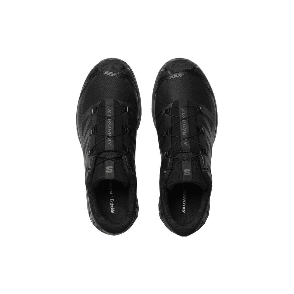 Salomon Xt-Pathway Gore-Tex Comfortable Sports Durable Lightweight Low-Top Outdoor Functional Shoes Unisex Shoes Black 472901