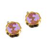 2pcs Stainless Steel Gold Plated Enamel Flower Rose Heart Moon Bracelet Charm for DIY Necklace Earring Component Jewelry Making