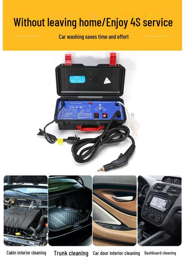 High-Pressure Steam Cleaner for Home Appliances: Multi-Functional Machine for Air Conditioners, Range Hoods, and More