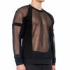 Summer Plaid See-through Personalized Creative Sexy Thin Breathable Sweatshirt