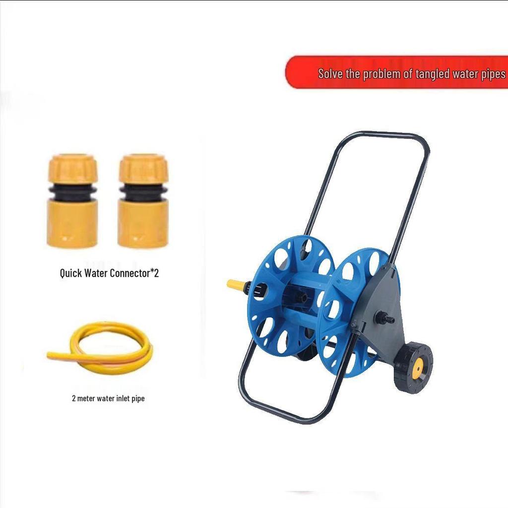 Garden Hose Storage Rack & Reel – Car Wash & Household Tool