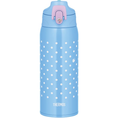 Thermos Water Bottle, Vacuum Insulated 2-Way Bottle, 0.8L/0.83L, Blue Pink, Direct Drinking, Includes Cup, For Children, Going To Kindergarten or Scho
