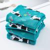 1 Pair Women Cartoon Cute Hedgehog Chick Cow Print Socks, Comfy & Breathable Casual Crew Socks, Women's Stockings & Hosiery