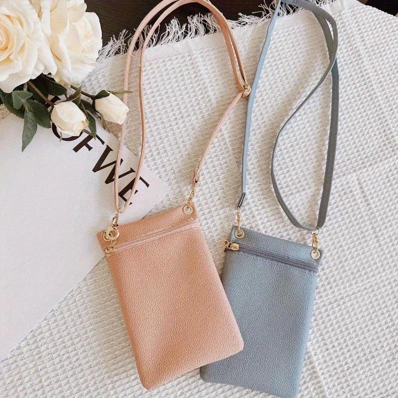 Mini Crossbody Bag PU Personalized Fashionable Mobile Phone Bag Sweet Women's Convenient Shoulder Bag Purses And Handbags