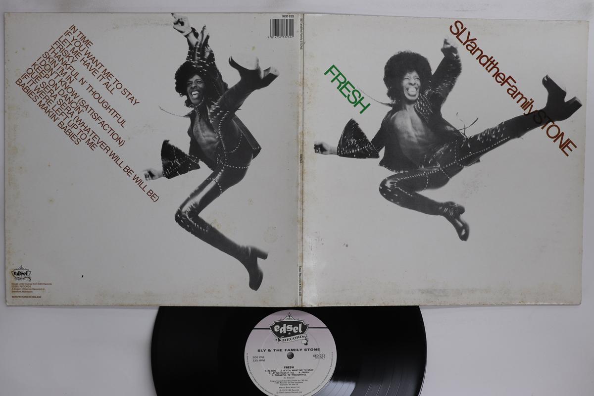 

LP Record SLY THE FAMILY STONE Fresh XED232 EDSEL 1987 UK SoulFunk Used