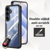 360 Full Body Transparent Phone Case For Samsung Galaxy S25 S24 S23 S22 S21 Ultra Screen Protector Cover For SAM A15 A14 A54 A53