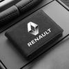 1Pcs Leather Credit Card Case Car Driving Documents Protective Case For Renault Dacia Megane 2 3 Clio 4 Duster Captur Kadjar