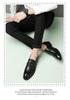 Men's Genuine Leather Pointed Toe Loafers - Non-Slip, Low Heel, Business Casual Shoes