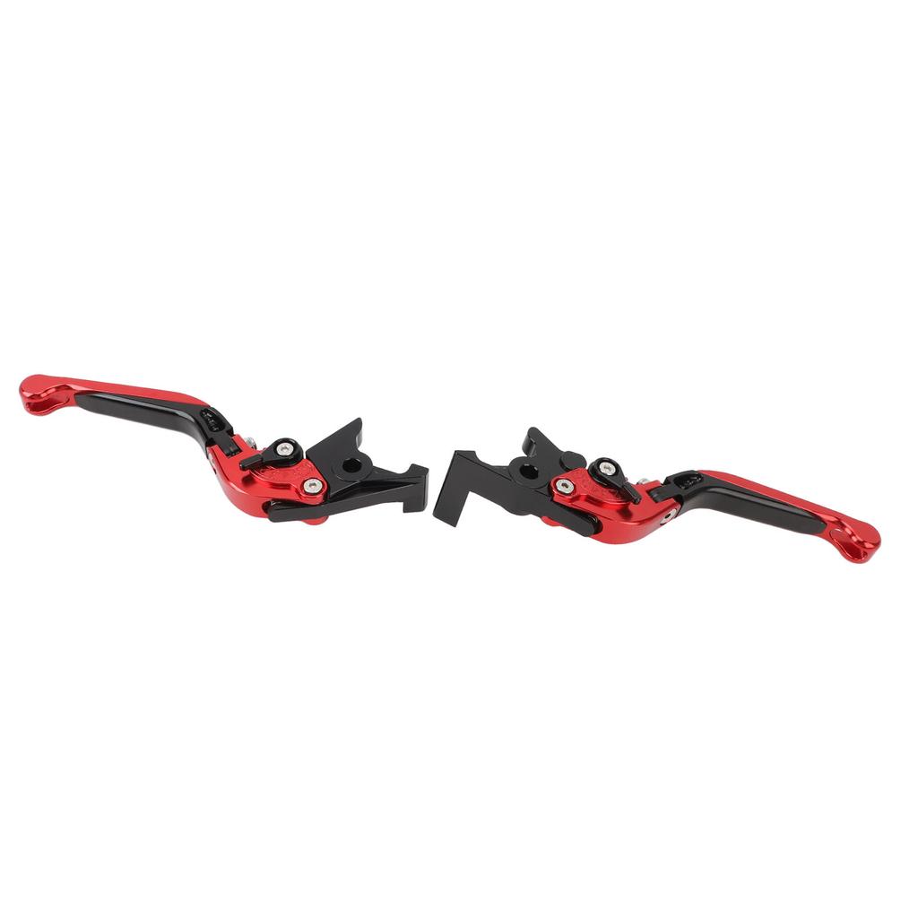 1 Pair Motorcycle Folding Clutch Lever Aluminum Alloy Adjustable Clutch Brake Handle Lever for Forza X‑ADV ADV Red