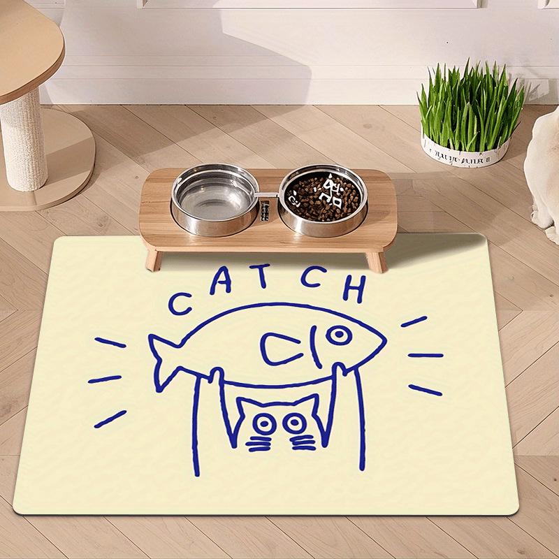 Cute Cartoon Anti-Slip Diatom Mud Bathroom Mat - Water Absorbent Foot Pad for Toilet Door