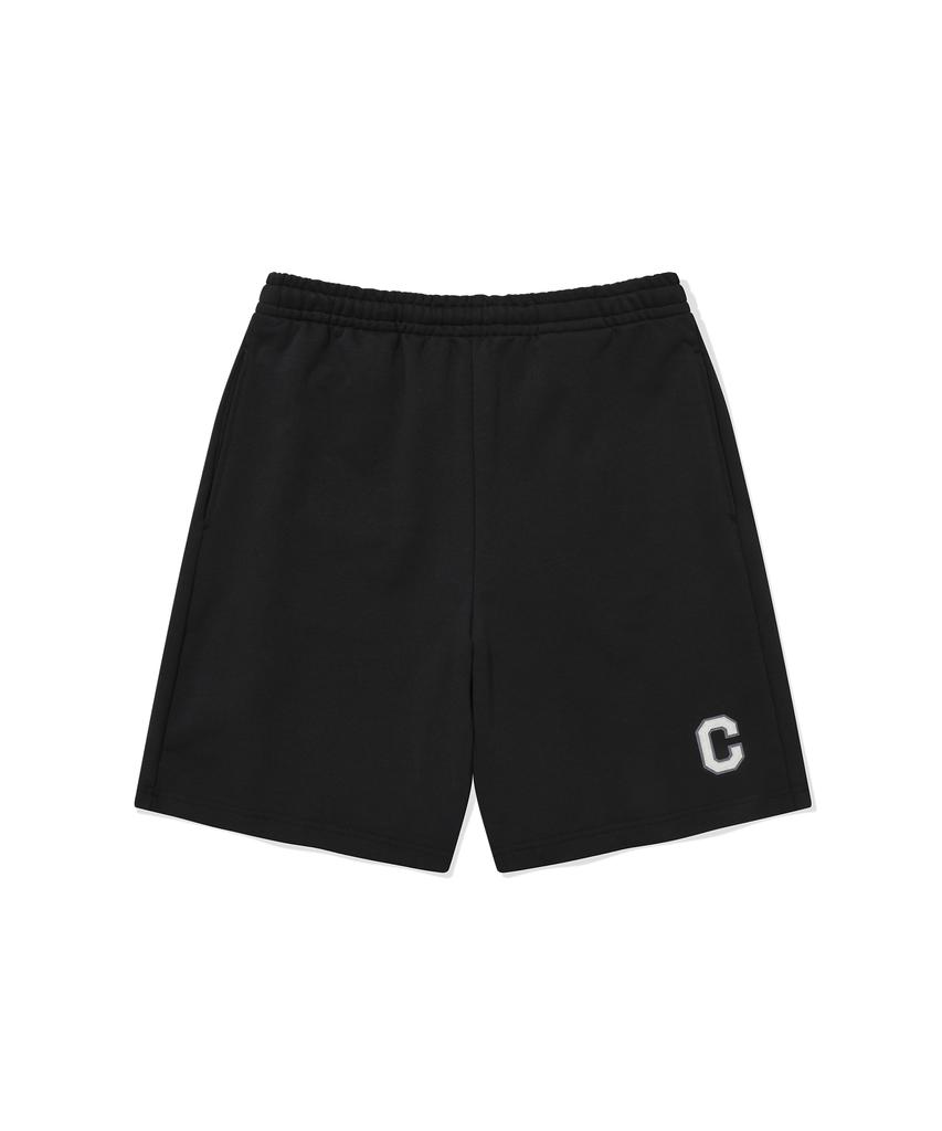 COVERNAT Regular C Logo Sweat Shorts Black