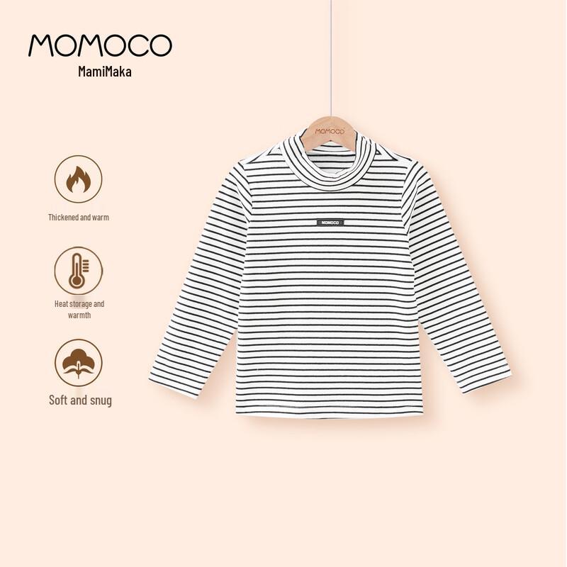Термобелье с длинным рукавом в полоску для мальчиков MOMOCO 160