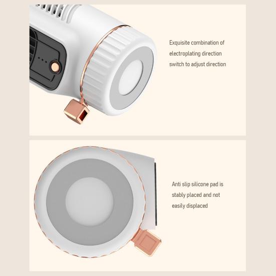 Quiet Tower Fan, Cordless Desktop Conditioner, Adjustable 3 Fan, Portable Air Speed Air Cooler, USB Rechargeable