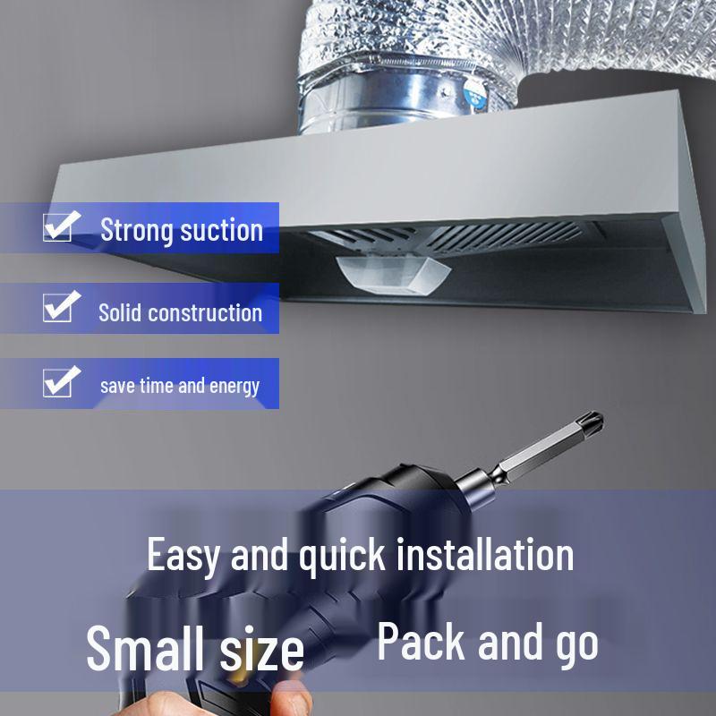 High Suction Stainless Steel Kitchen Exhaust Fan & Range Hood for Apartments