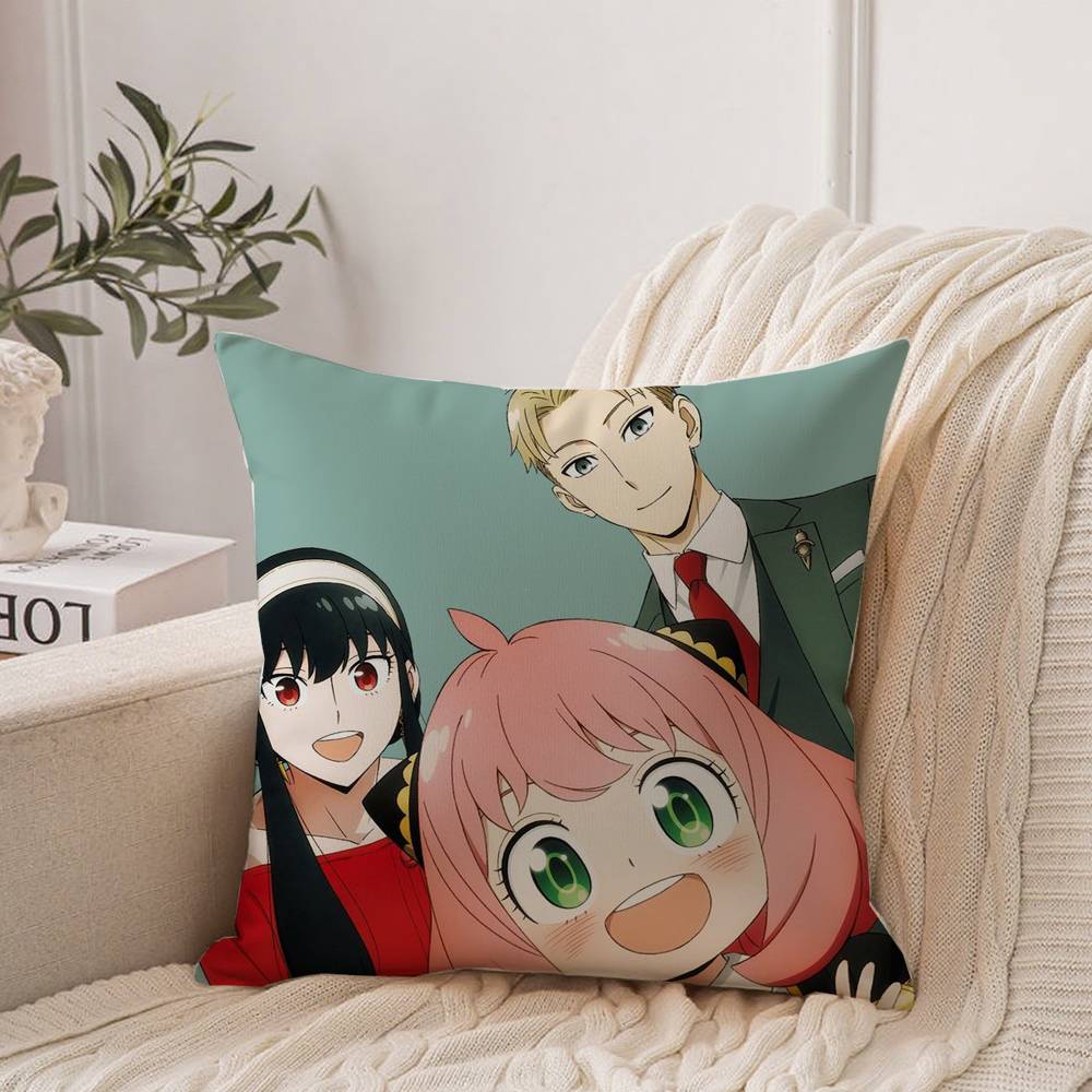 Аниме S-Семья Шпиона Наволочка Домашний Декор Плед Для Дивана Кровати Автомобиля Декор Комнаты Идея Для Подарка 12x12Inch
