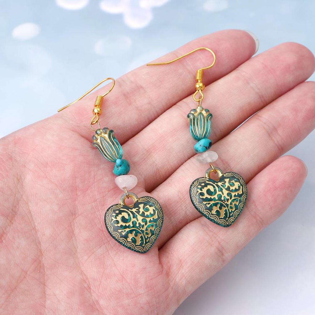 Baroque Retro Tracing Gold Beads Acrylic Multiple Styles Beads For Jewelry Making DIY Charm Decoration