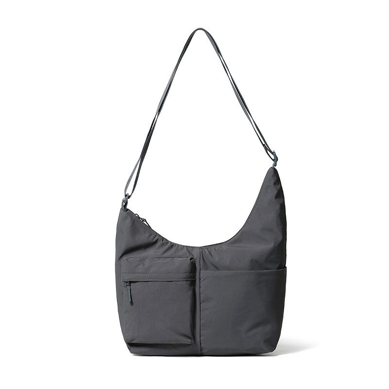 Multi-Pocket Sports Crossbody Bag Large Capacity Student Class Commuter Shoulder Bag