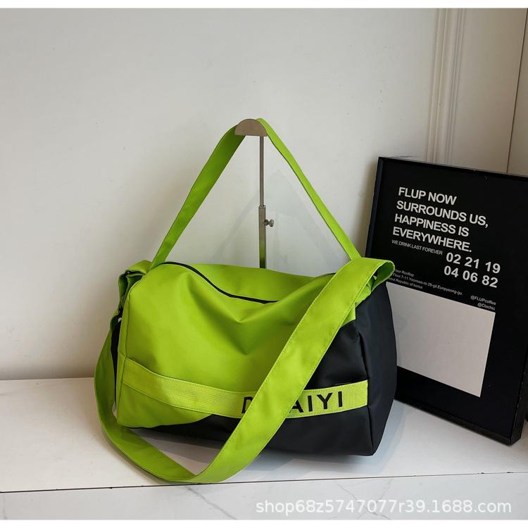 

Hot selling Japanese travel bag for men and women handbag large capacity lightweight gym bag crossbody bag waterproof bag зелёный