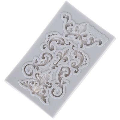 Vintage Relief Border Silicone Mold Scroll Fondant Molds Cake Decorating Tools