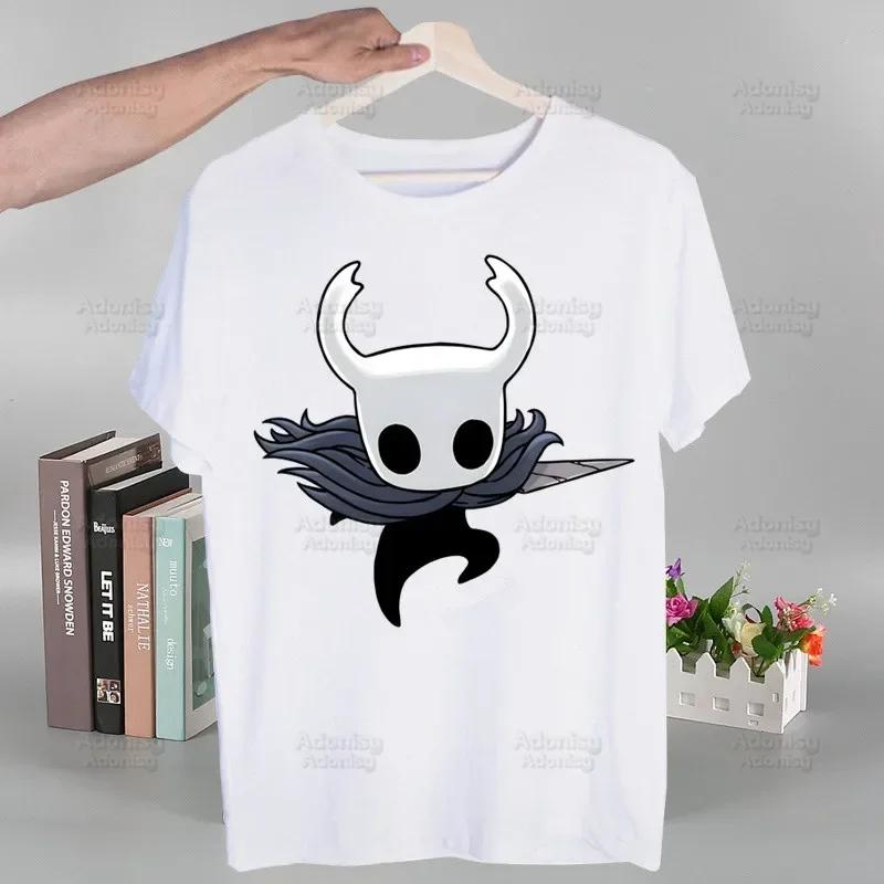 Hollow Knight T Shirt Fashion Print Tshirt Summer Women Novelty Short Sleeve Game Cartoon Men T-shirt Women Funny Tops
