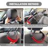 IHOTDER 2PCS Headrest Grab Handle for Cars,Removable&Durable Rear Seat Grab Handles for Trucks Cars SUVs Pickups,Universal Interior Car Accessories