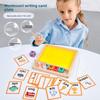 Letter Words Spell Wooden Sandboard Learning Toy For Early Childhood Education