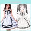 Exquisite Love Live Yazawa Nico Lolita Dancing Party Maid Dress Uniform Cosplay Costume For Anime Fans