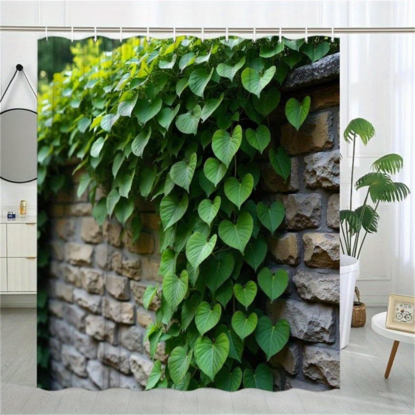 Nature'S Embrace Wall Tapestry For Serene Home Decor, Featuring A Lush Green Vine With Heart-Shaped Leaves Cascading
