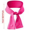 Reusable Cooling Scarf For Sports Outside Activities Immediate Chill Sensation Neck Wrap Lightweight Nylon With Cooling Bead Design