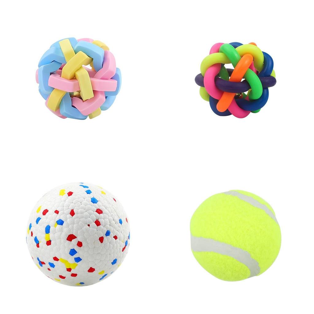 Pet Toy Ball With Sound Features Durable Plastic Material For Pets Playtime