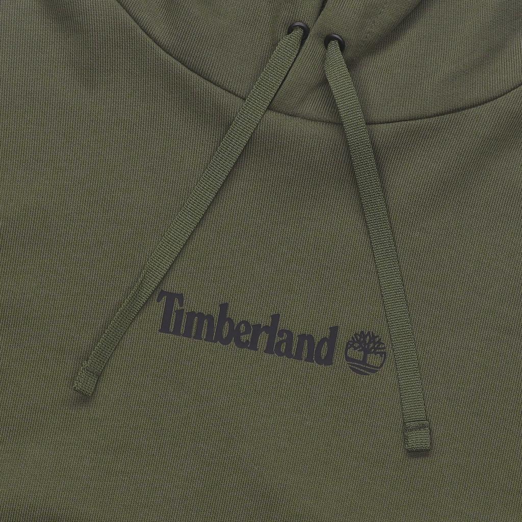 Timberland Back Logo Printed Hoodie Men hoodies Olive-Green A5PVA-A58